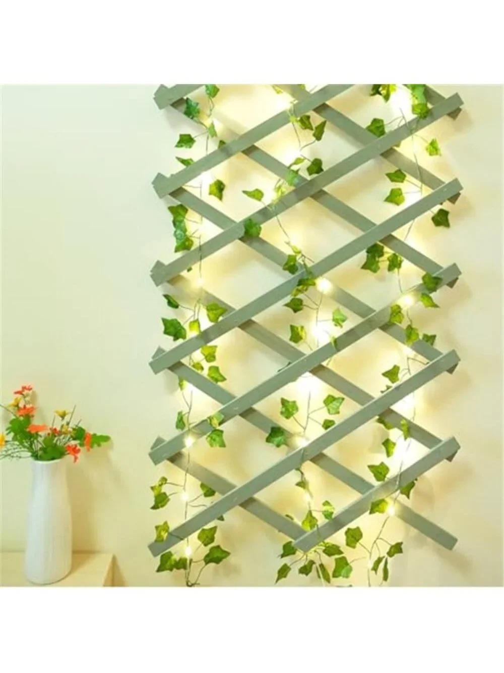 2 Pack LED Fairy Light Ivy Vine Garland Battery Operated Bedroom Wall Decor